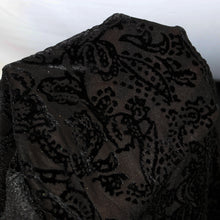 Load image into Gallery viewer, 58/60" Plants Pattern Nylon/Polyester/Spandex Knit Velvet Burn Out P/D Sheer Fabric by the Yard/YU-2949