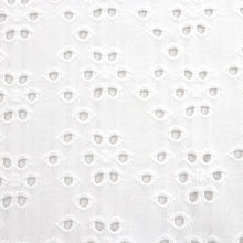 Load image into Gallery viewer, Flower Lochstickerei Knit Fabric by the Yard, Polyester/Spandex Eyelet Jacquard, 58-60" 168GSM