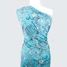 Load image into Gallery viewer, 58/60" 200GSM Flower Pattern ITY Knit Jersey Fabric by the Yard