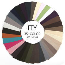 Load image into Gallery viewer, Color#1071-#1105(Total 145 colors) 58/60" 2-way Stretch ITY Knit Jersey Polyester Spandex Fabric by the Yard