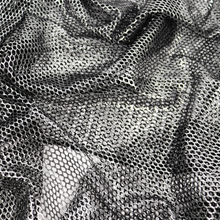 Load image into Gallery viewer, 56/58" Honey Comb Mesh High Foil Fabric by the Yard