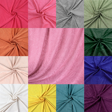 Load image into Gallery viewer, 55" 180-190GSM 25 Color Polyester Single Spandex Knit Jacquard Piece Dyed Fabric by The Yard