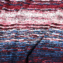Load image into Gallery viewer, Blue-Pink Stripes Design Single Span Jacquard Printed Fabric by the Yard