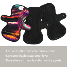 Load image into Gallery viewer, Wellrun® Stylish Pattern Reusable Washable Cotton Sanitary/Menstrual Pads/Napkins/Towels