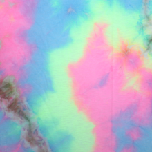 Load image into Gallery viewer, 58/60" Multi-Colored Soft Tie-Dyed Knit T/R Terry Fabric for Hoodie by the Yard
