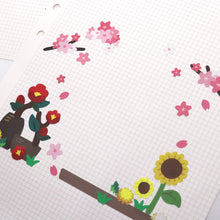 Load image into Gallery viewer, Yooniaworld Polco Diary Journal Flower Garden Deco Stickers
