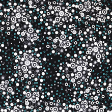 Load image into Gallery viewer, 58/60" 200GSM Bubble design Printed Polyester/Spandex ITY Knit Jersey Fabric with Puff by the Yard