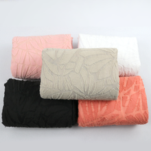 Load image into Gallery viewer, 5-COLOR 58/60" Geometry Patterned Cotton/Poly/Span Clip Jacquard Single Knit Fabric by the Yard