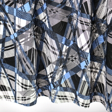 Load image into Gallery viewer, 58/60" 190GSM 5 Colors Check Pattern Printed Polyester/Single Spandex Knit Jacquard with Ebroidery Fabric by the Yard