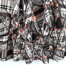 Load image into Gallery viewer, 58/60" 190GSM 5 Colors Check Pattern Printed Polyester/Single Spandex Knit Jacquard with Ebroidery Fabric by the Yard