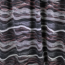 Load image into Gallery viewer, 2 Color 58/60" 200GSM Wave design ITY Knit Fabric with Puff by the Yard