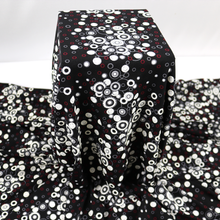 Load image into Gallery viewer, 58/60" 200GSM Bubble design Printed Polyester/Spandex ITY Knit Jersey Fabric with Puff by the Yard