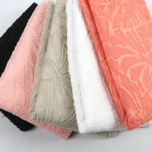 Load image into Gallery viewer, 5-COLOR 58/60" Geometry Patterned Cotton/Poly/Span Clip Jacquard Single Knit Fabric by the Yard