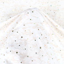 Load image into Gallery viewer, 58-60" 2-color Speckled Design Polyester Single Spandex Knit Jacquard Fabric with Spangles by the Yard