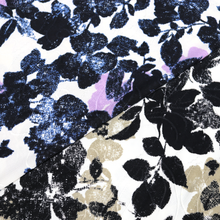 Load image into Gallery viewer, 60" 2-Color/Flower design Single Span Jacquard Printed Fabric by the Yard