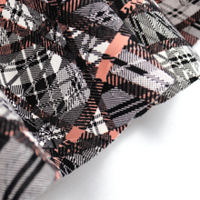 Load image into Gallery viewer, 58/60" 190GSM 5 Colors Check Pattern Printed Polyester/Single Spandex Knit Jacquard with Ebroidery Fabric by the Yard