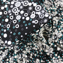 Load image into Gallery viewer, 58/60" 200GSM Bubble design Printed Polyester/Spandex ITY Knit Jersey Fabric with Puff by the Yard