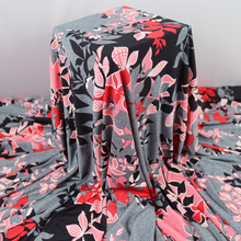 Load image into Gallery viewer, Pink/Yellow Leaf Patterned with White Puff Lining Venezia Fabric