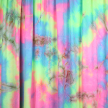 Load image into Gallery viewer, 58/60" Multi-Colored Soft Tie-Dyed Knit T/R Terry Fabric for Hoodie by the Yard