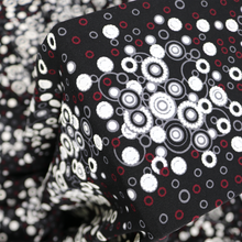 Load image into Gallery viewer, 58/60" 200GSM Bubble design Printed Polyester/Spandex ITY Knit Jersey Fabric with Puff by the Yard