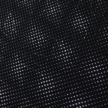 Load image into Gallery viewer, 55" Black Polyester/Single Spandex Knit Jacquard with Silver Dew-drops Fabric by the Yard