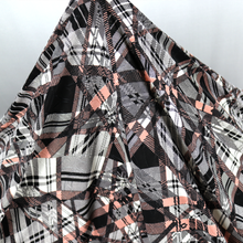 Load image into Gallery viewer, 58/60" 190GSM 5 Colors Check Pattern Printed Polyester/Single Spandex Knit Jacquard with Ebroidery Fabric by the Yard