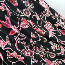 Load image into Gallery viewer, 58/60" 200GSM Pink Flower Patterned Venezia Knit Stretchy Fabric with Puff by the Yard
