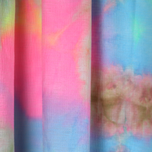 Load image into Gallery viewer, 58/60" Multi-Colored Soft Tie-Dyed Knit T/R Terry Fabric for Hoodie by the Yard