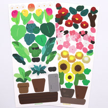 Load image into Gallery viewer, Yooniaworld Polco Diary Journal Flower Garden Deco Stickers