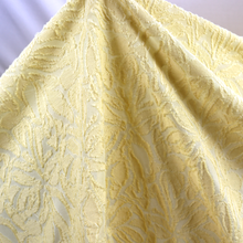 Load image into Gallery viewer, 3-COLOR 58/60" Poly Span Clip knit Jacquard Sheer Fabric by the Yard