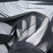 Load image into Gallery viewer, 58/60" 70GSM Black Polyetser/Spandex Knit Mesh Fabric by the Yard