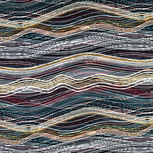 Load image into Gallery viewer, 2 Color 58/60" 200GSM Wave design ITY Knit Fabric with Puff by the Yard