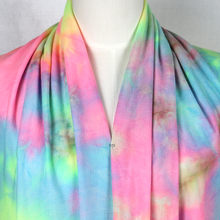 Load image into Gallery viewer, 58/60" Multi-Colored Soft Tie-Dyed Knit T/R Terry Fabric for Hoodie by the Yard