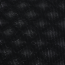 Load image into Gallery viewer, 55" Black Polyester/Single Spandex Knit Jacquard with Silver Dew-drops Fabric by the Yard