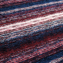 Load image into Gallery viewer, Blue-Pink Stripes Design Single Span Jacquard Printed Fabric by the Yard