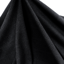 Load image into Gallery viewer, 58-60" 215GSM Polyester/Rayon/Spandex Black Stripe Mir Crezia Knit Fabric by the Yard