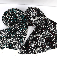 Load image into Gallery viewer, 58/60" 200GSM Bubble design Printed Polyester/Spandex ITY Knit Jersey Fabric with Puff by the Yard