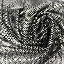 Load image into Gallery viewer, 56/58" Honey Comb Mesh High Foil Fabric by the Yard