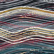 Load image into Gallery viewer, 2 Color 58/60" 200GSM Wave design ITY Knit Fabric with Puff by the Yard