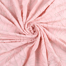 Load image into Gallery viewer, 5-COLOR 58/60" Geometry Patterned Cotton/Poly/Span Clip Jacquard Single Knit Fabric by the Yard