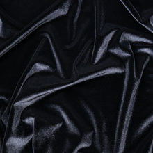 Load image into Gallery viewer, 57" 250GSM Purple&Black Polyester/Spandex Knit Velvet Fabric by the Yard