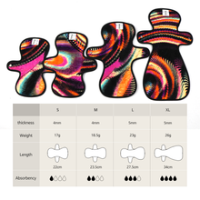 Load image into Gallery viewer, Wellrun® Stylish Pattern Reusable Washable Cotton Sanitary/Menstrual Pads/Napkins/Towels