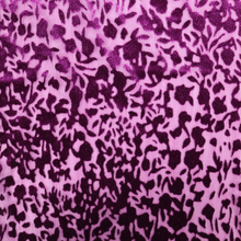 Load image into Gallery viewer, 58/60" Purple Flower Pattern N/P Span Velvet Burn Out P/D Fabric by the Yard