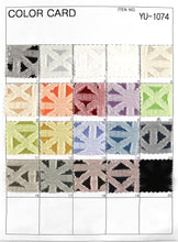 Load image into Gallery viewer, 20-COLOR 56/58" 115gsm Cotton/Poly/Span Clip Jacquard Single Knit Fabric by the Yard