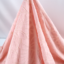 Load image into Gallery viewer, 5-COLOR 58/60" Geometry Patterned Cotton/Poly/Span Clip Jacquard Single Knit Fabric by the Yard