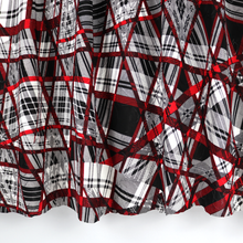 Load image into Gallery viewer, 58/60" 190GSM 5 Colors Check Pattern Printed Polyester/Single Spandex Knit Jacquard with Ebroidery Fabric by the Yard