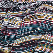 Load image into Gallery viewer, 2 Color 58/60" 200GSM Wave design ITY Knit Fabric with Puff by the Yard