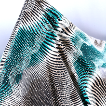 Load image into Gallery viewer, 58/60" 200GSM 5-Color Wave design Printed ITY Knit Jersey Polyester/Spandex Fabric with Puff by the Yard