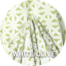 Load image into Gallery viewer, 20-COLOR 56/58" 115gsm Cotton/Poly/Span Clip Jacquard Single Knit Fabric by the Yard