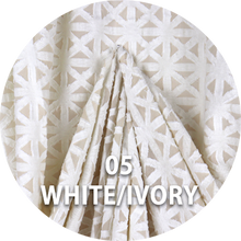 Load image into Gallery viewer, 20-COLOR 56/58" 115gsm Cotton/Poly/Span Clip Jacquard Single Knit Fabric by the Yard